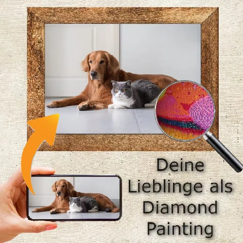 Dein eigenes Bild oder foto als Diamond Painting