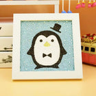 Pinguin Kindermotiv mit Rahmen - Diamond Painting - Kreativsein.shop