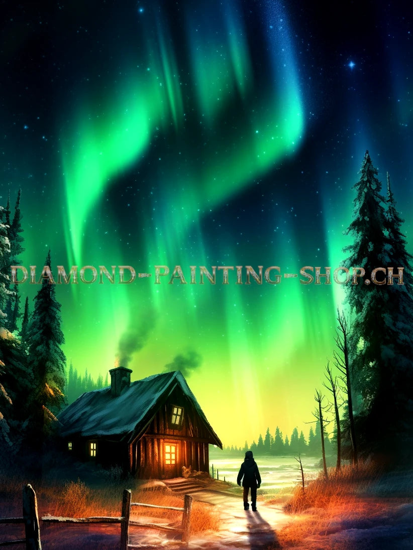 Polarlichter - 5D DIY Diamond Painting Shop Schweiz