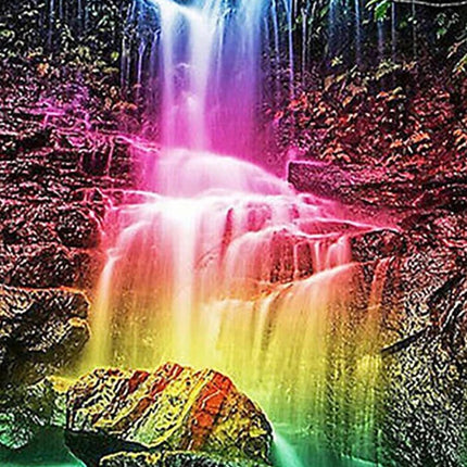 Regenbogen Wasserfall - Voll AB 5D DIY Diamond Painting - Kreativsein.shop