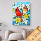 Roter Kardinal - Voll AB 5D DIY Diamond Painting - Kreativsein.shop