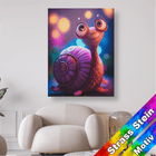 Schnick die Schnecke - 5D DIY Strass Stein Diamond Painting - Kreativsein.shop