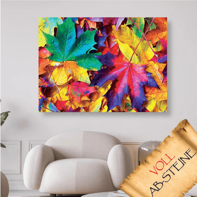 Schönes buntes Herbstlaub - Voll AB 5D DIY Diamond Painting - Kreativsein.shop