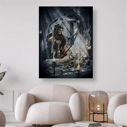 Sensenmann in der Gruft - 5D DIY Diamond Painting - Kreativsein.shop