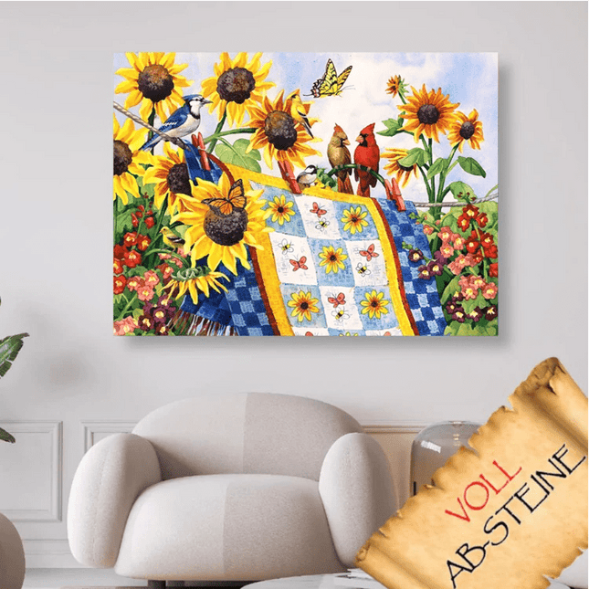 Sonnenblumen - Voll AB 5D DIY Diamond Painting - Kreativsein.shop