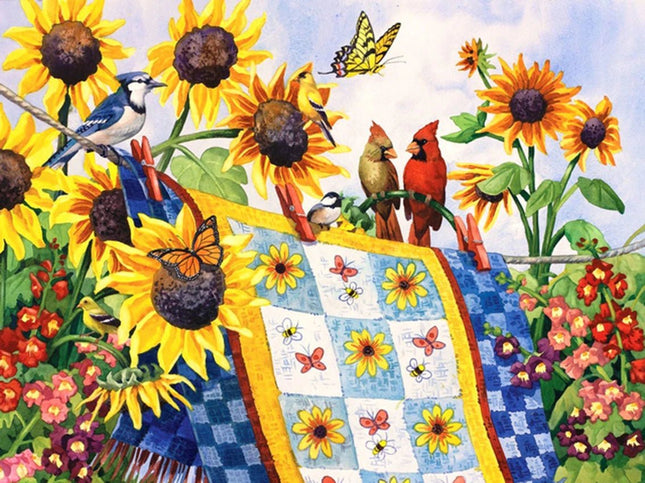 Sonnenblumen - Voll AB 5D DIY Diamond Painting - Kreativsein.shop