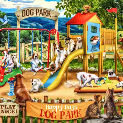 Spielplatz für Hunde - Voll AB 5D DIY Diamond Painting - Kreativsein.shop