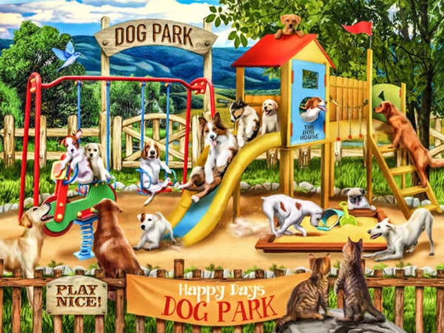 Spielplatz für Hunde - Voll AB 5D DIY Diamond Painting - Kreativsein.shop