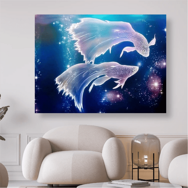 Sternzeichen Fische - 5D DIY Diamond Painting - Kreativsein.shop