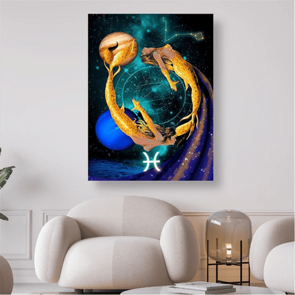 Sternzeichen Fische - 5D DIY Diamond Painting - Kreativsein.shop