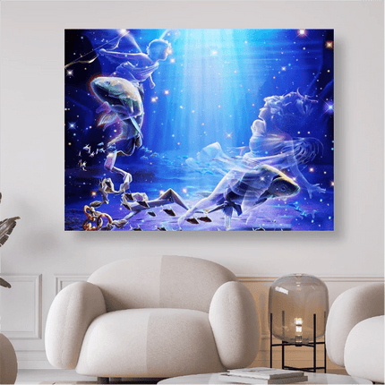 Sternzeichen Fische - 5D DIY Diamond Painting - Kreativsein.shop