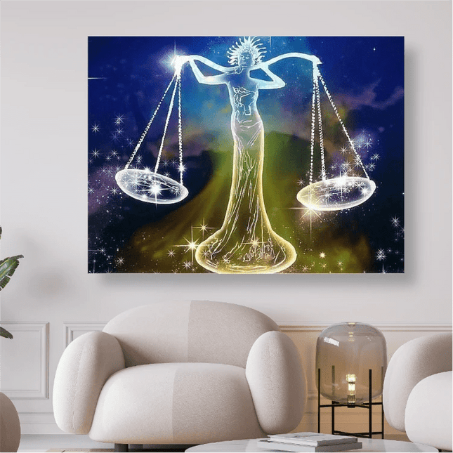 Sternzeichen Waage - 5D DIY Diamond Painting - Kreativsein.shop