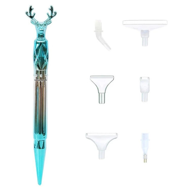 Stift Hirsch mit 6 Aufsätzen - Diamond Painting - Kreativsein.shop
