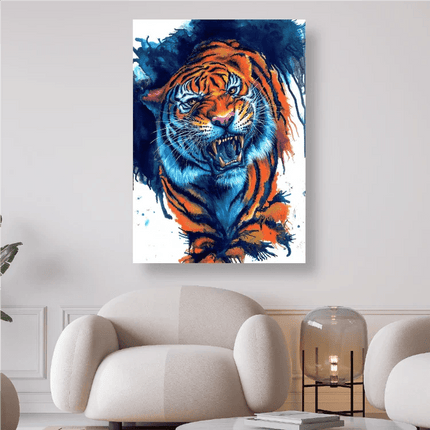 Tiger in Angriffsstellung - Diamond Painting - Kreativsein.shop