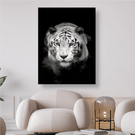 Tiger in schwarz/weiss - 5D DIY Diamond Painting - Kreativsein.shop