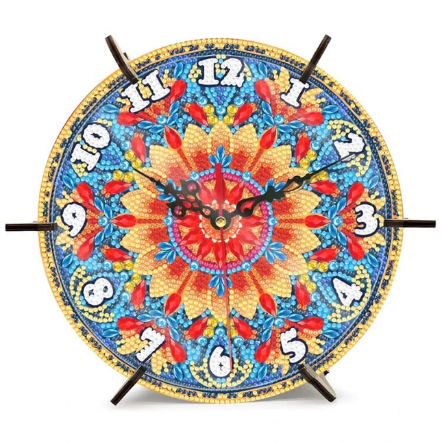 Uhr Mandala 1 - Diamond Painting - Kreativsein.shop
