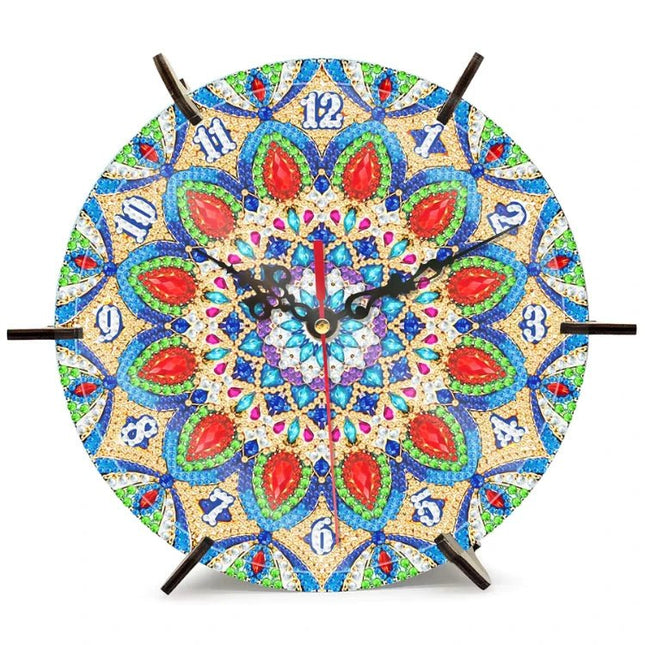 Uhr Mandala - Diamond Painting - Kreativsein.shop