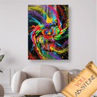 Vogel mit Farbenwirbel - Voll AB 5D DIY Diamond Painting - Kreativsein.shop