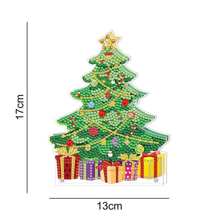 Weihnachtsbaum mit LED Aufsteller - Diamond Painting - Kreativsein.shop