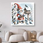 Weihnachtsmann mit Vögel - 5D DIY Diamond Painting - Kreativsein.shop