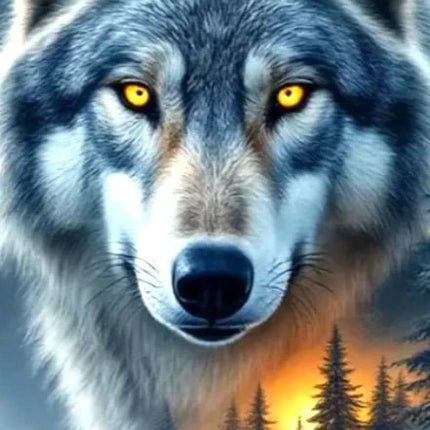 Wolf - 5D DIY Diamond Painting - Kreativsein.shop