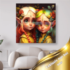 Zwei kleine Elfen - 5D DIY Diamond Painting - Kreativsein.shop