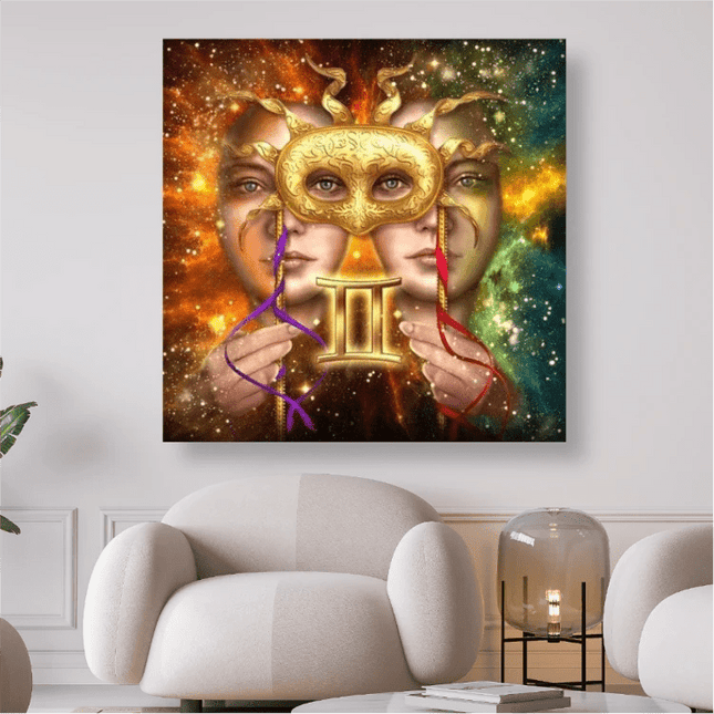 Zwillinge Sternzeichen - 5D DIY Diamond Painting - Kreativsein.shop