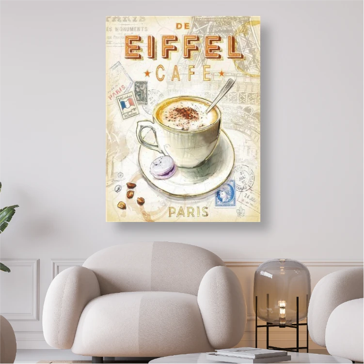 De Eiffel Cafe - 5D DIY Diamond Painting - Diamond Painting Shop - Schweiz